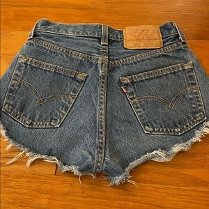 Levi 501 High-Cut Cutoffs
